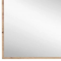 Schlussverkauf ? 80x70x2 Hängespiegel Mit Rahmen In Holzoptik - Kuetra ? -Baixon Shop 80x70x2 haengespiegel mit rahmen in holzoptik wildeiche kuetra 02