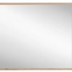 Schlussverkauf ? 80x70x2 Hängespiegel Mit Rahmen In Holzoptik - Kuetra ? -Baixon Shop 80x70x2 haengespiegel mit rahmen in holzoptik wildeiche kuetra 04
