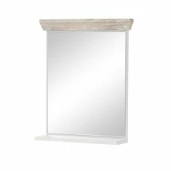 Bestpreis ❤️ Country Style Badspiegel Mit Ablage - Doules ✔️