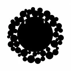 Bestes Angebot ? Designer Glasspiegel In Grau & Silber - Martinez ? -Baixon Shop designer glasspiegel in grau silber in runder form 80cm martinez 03