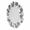 Bestes Angebot ? Designer Glasspiegel In Grau & Silber - Martinez ? -Baixon Shop designer glasspiegel in grau silber in runder form 80cm martinez f
