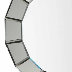 Blitzangebot ? Facettenschliff Flurspiegel Elegant - Lagonn ? -Baixon Shop facettenschliff flurspiegel elegant in rund 80x80x5 cm lagonn 02