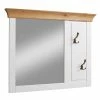 Besorgen ✨ Flur Garderobenspiegel In Weiß & Kiefer Lauge - Sibiuta ? -Baixon Shop flur garderobenspiegel in weiss kiefer lauge mit 2 haken landhaus sibiuta f