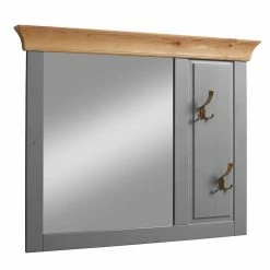 Top 10 ✨ Garderobe Dielenspiegel In Grau & Kiefer Lauge - Cempino ?