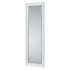 Auslauf ? Klassischer Wandspiegel In Weiß 50x150 Cm - Devenia ?