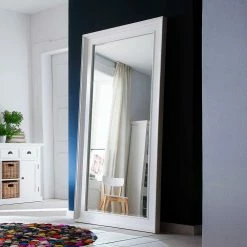 Neu ❤️ Landhaus Spiegel In Weiß Venzeno Aus Mahagoni Massivholz ?