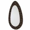 Am billigsten ⭐ Ovaler Hängespiegel Mit Steinrahmen - Quebec ✔️ -Baixon Shop ovaler haengespiegel mit steinrahmen in dunkelgrau beige 70x110 quebec f