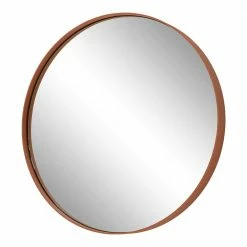 Budget ? Runder Spiegel In Terracotta - Camelian ?