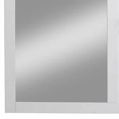 Neu ? Weißer Wandspiegel Mit Kleiderhaken - Satumare ? 9 Neu ? Weißer Wandspiegel Mit Kleiderhaken - Satumare ? -Baixon Shop weisser wandspiegel mit kleiderhaken landhausstil 107x85x7 satumare 03