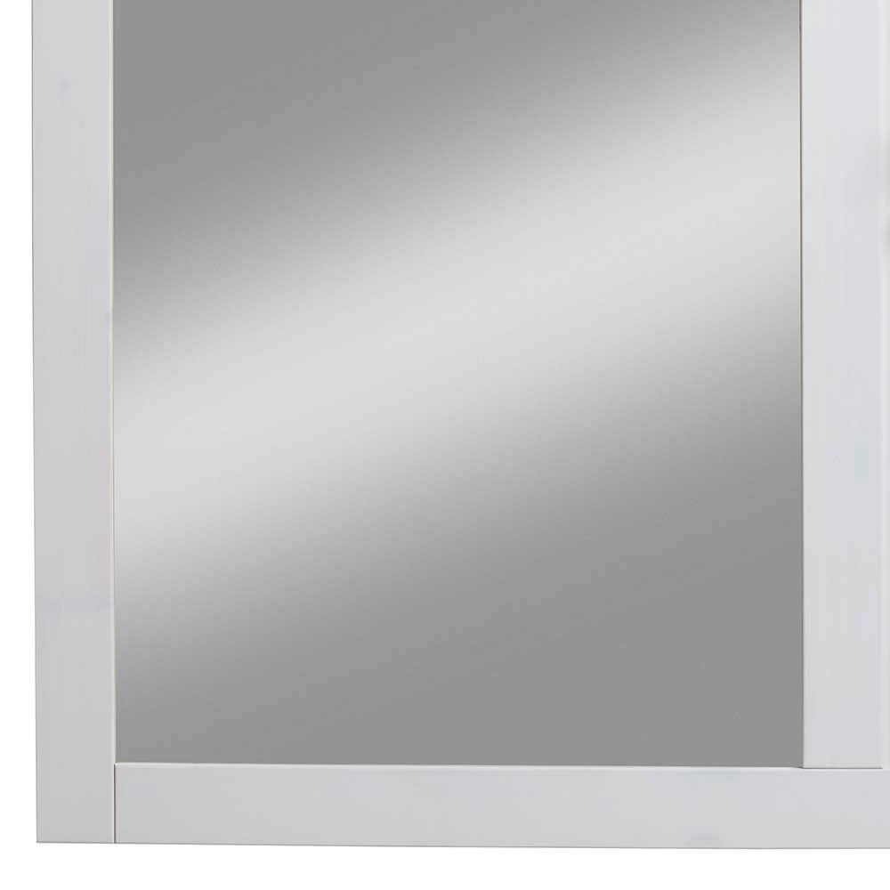 Neu ? Weißer Wandspiegel Mit Kleiderhaken - Satumare ? 4 Neu ? Weißer Wandspiegel Mit Kleiderhaken - Satumare ? – Bild 4