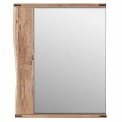 Schlussverkauf ❤️ Wildeiche Wandspiegel Mit Baumkante - Konvava ❤️